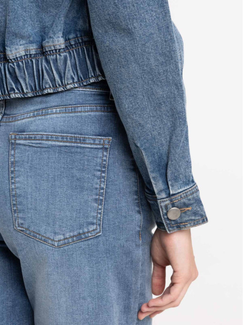 Veste en jean courte stone...