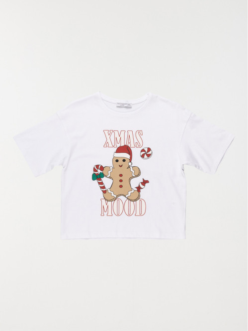 T-shirt noël pain d'épice fille (XXS-M)