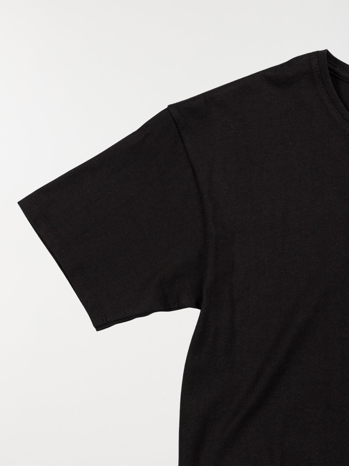 Tee-shirt basique noir fille (XXS-M) Tee-shirt basique noir fille (XXS-M)