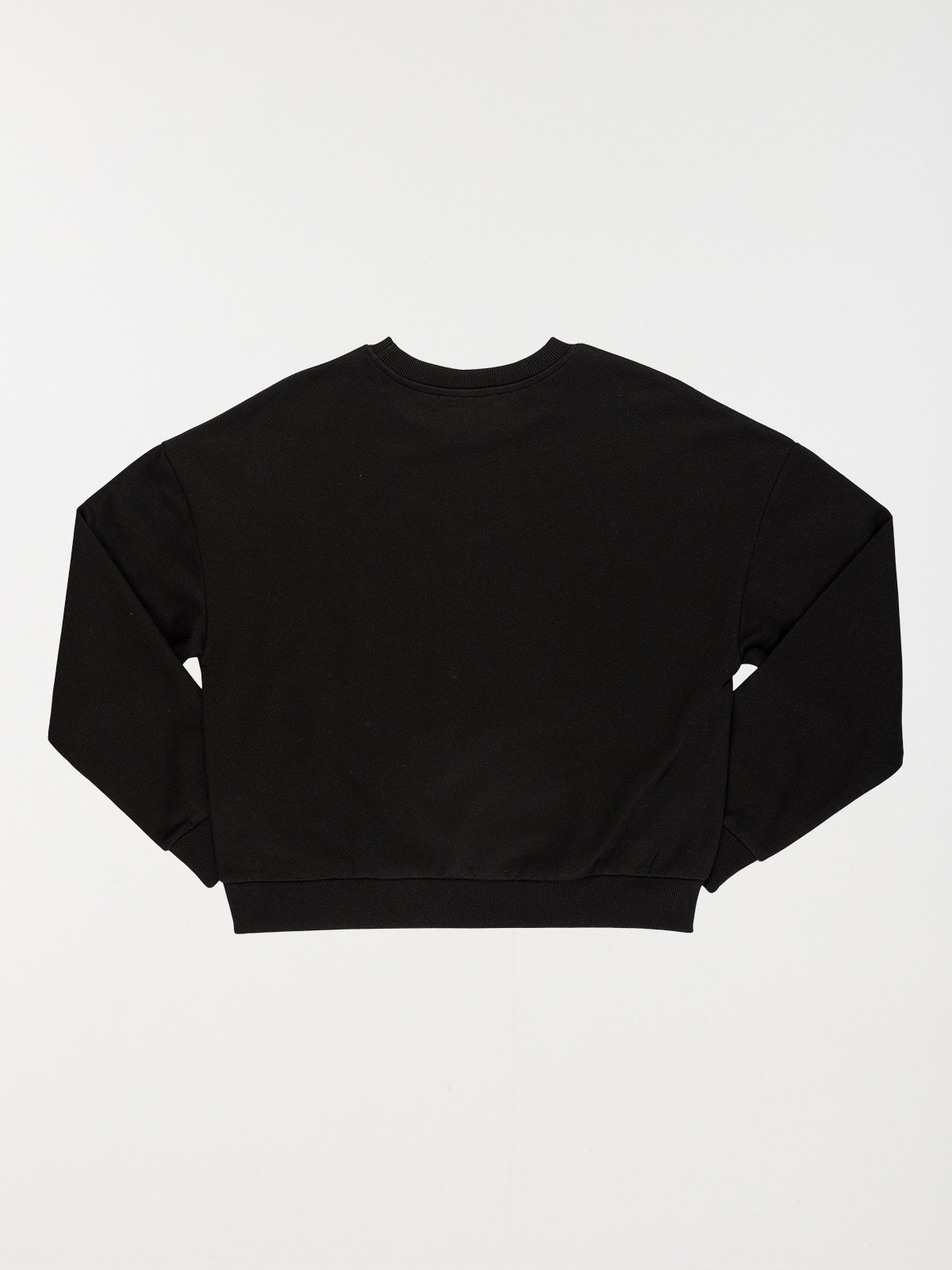 Sweat basique noir fille (XXS-M)