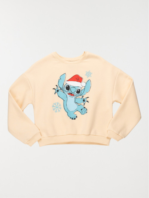 Sweat noël Stitch fille (XXS-M)