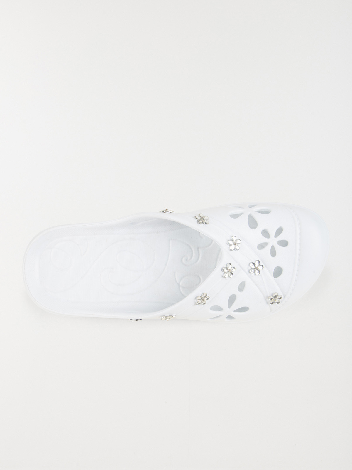 Sabot plastique blanc fantaisie (36-41) Sabot plastique blanc fantaisie (36-41)