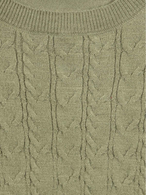 Pull vert camou fille (XXS-M)