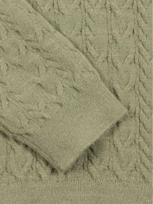 Pull vert camou fille (XXS-M)