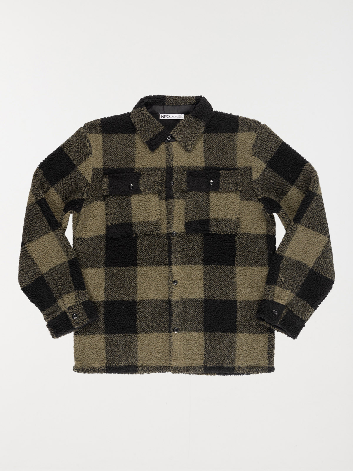 Surchemise carreau sherpa garcon XXS M