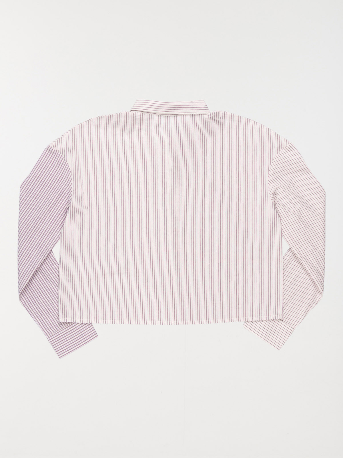 Chemise rayée deep lavande fille (XXS-M)