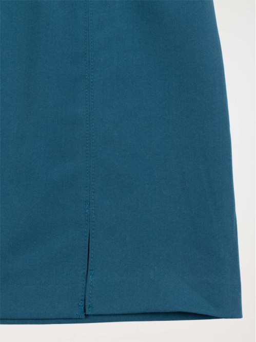 Jupe courte bleu paon fille (XXS-M) Jupe courte bleu paon fille (XXS-M)