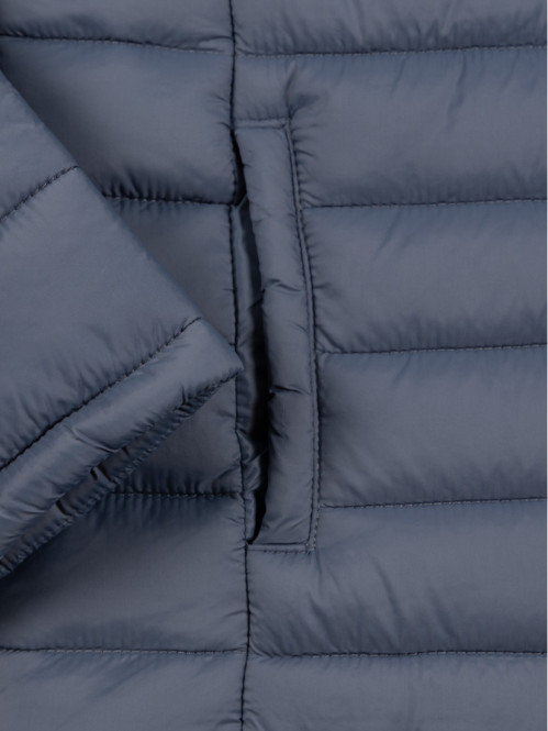 Doudoune légère bleu lac...