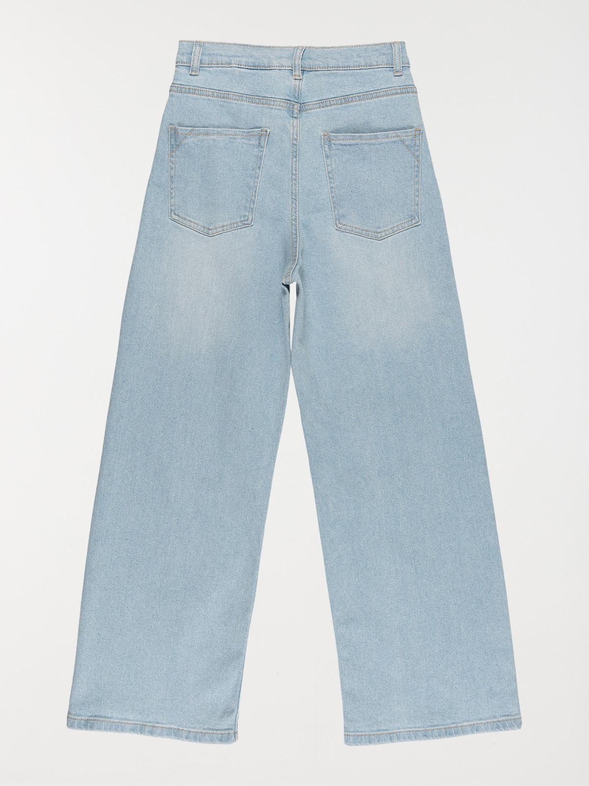 Jean wide leg bleached fille (XXS-M) Jean wide leg bleached fille (XXS-M)