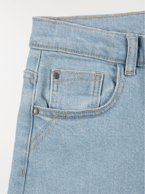 Jean wide leg bleached...