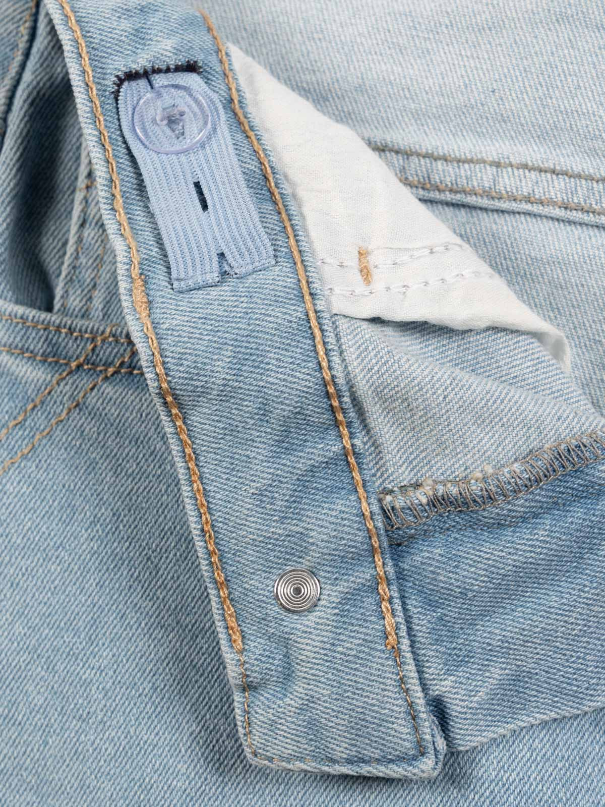 Jean wide leg bleached fille (XXS-M) Jean wide leg bleached fille (XXS-M)