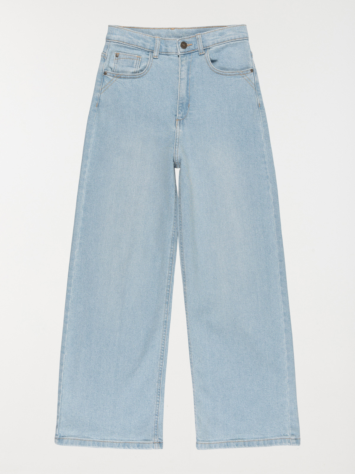 Jean wide leg bleached fille (XXS-M)