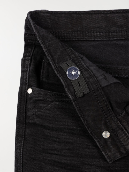 Jean noir boutonné fille...