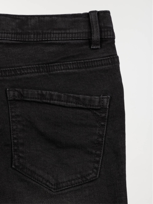 Jean noir boutonné fille...