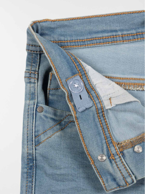 Jean bleached boutonné fille (XXS-M)