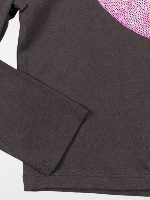 Tee-shirt coeur sequins...