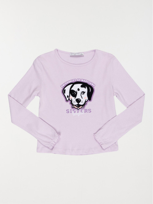 Tee-shirt imprimé chien...