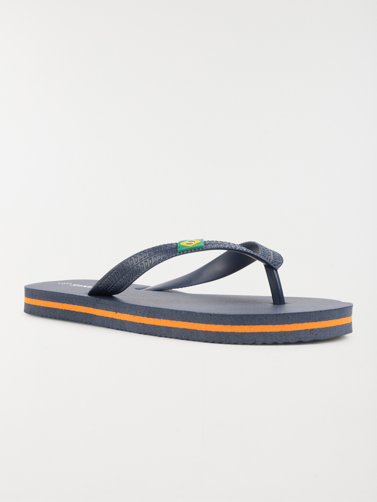 Tong marine et orange garçon (31-35)