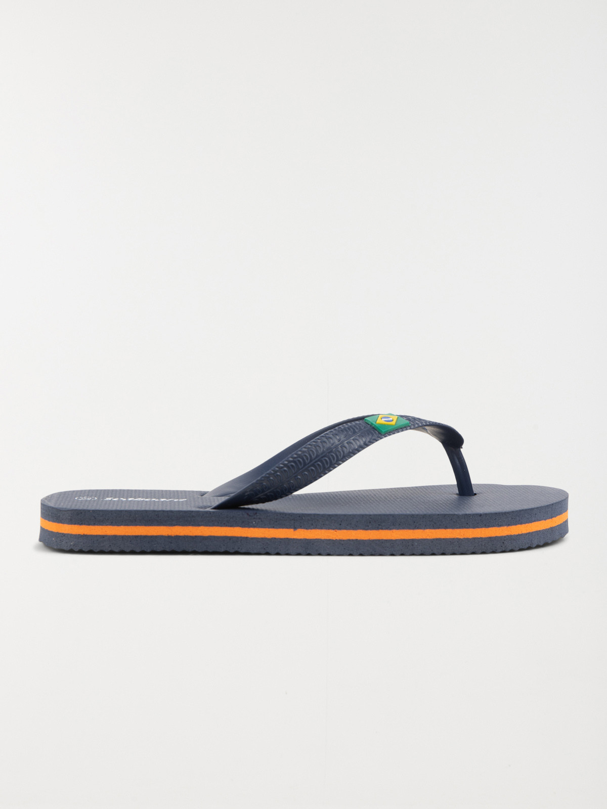 Tong marine et orange garçon (31-35)