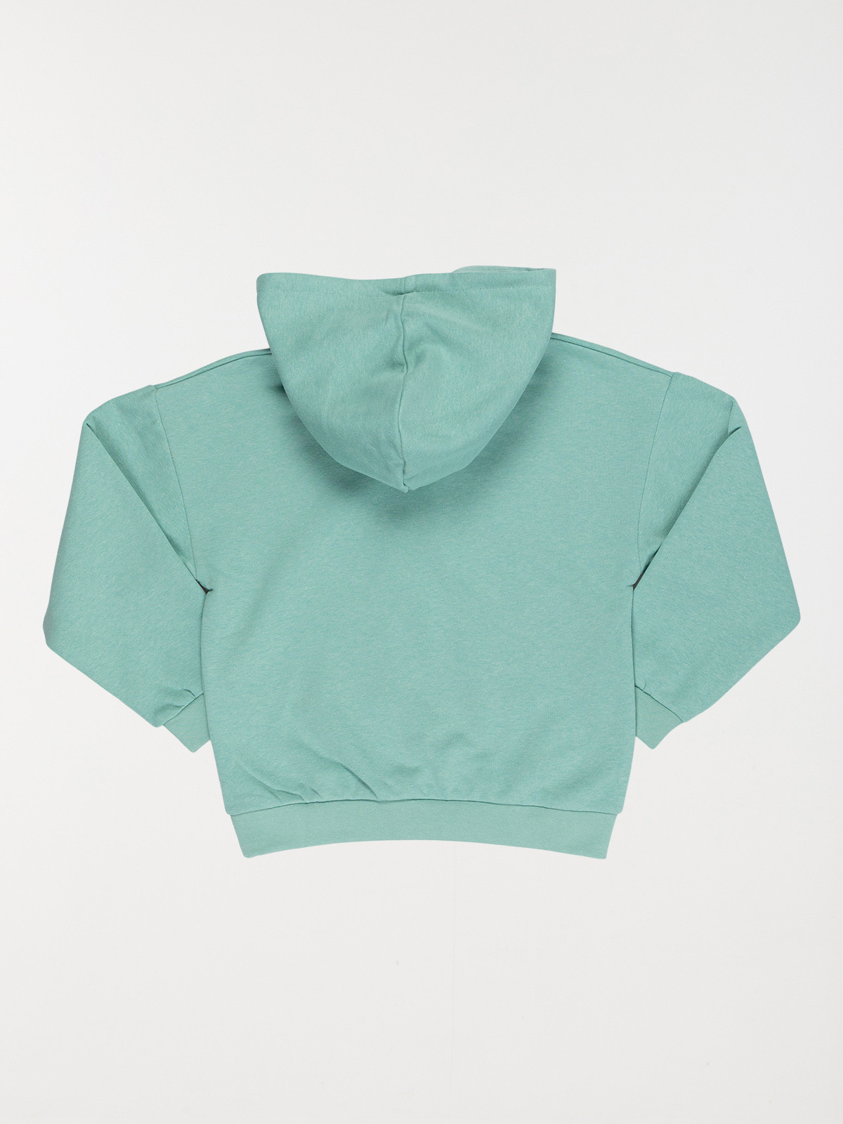 Sweat à capuche vert lavé fille (3-12A) Sweat à capuche vert lavé fille (3-12A)