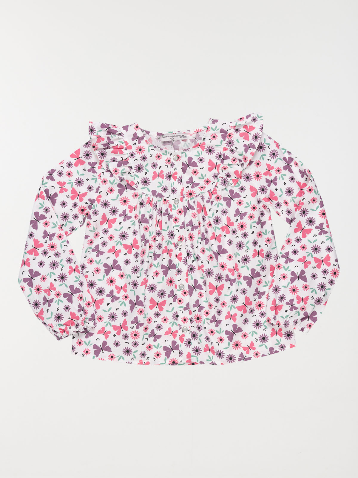 Blouse imprimé papillon fille (3-12A)