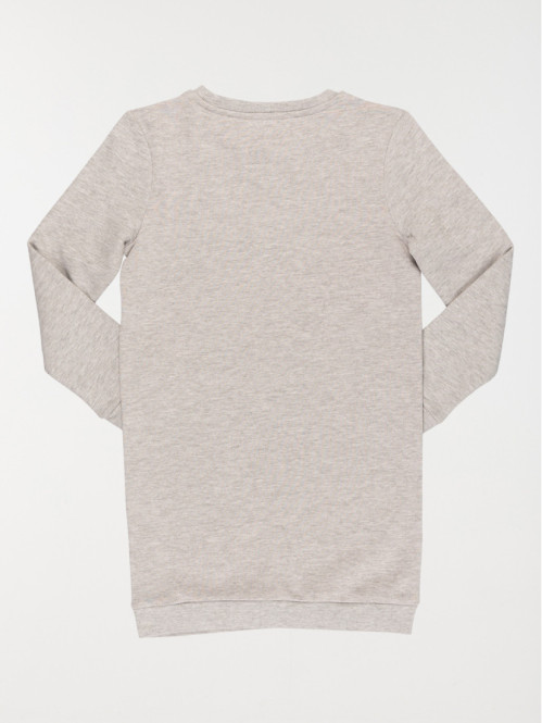 Robe molleton imprimé fille...