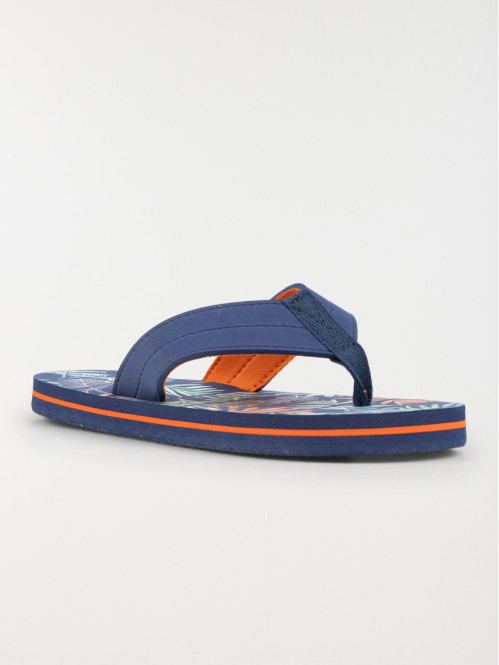 Tongs motif feuillage garçon (31-35) Tongs motif feuillage garçon (31-35)