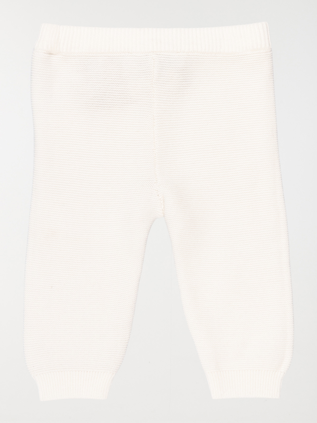 Pantalon naissance tricot écru (0-3M) Pantalon naissance tricot écru (0-3M)