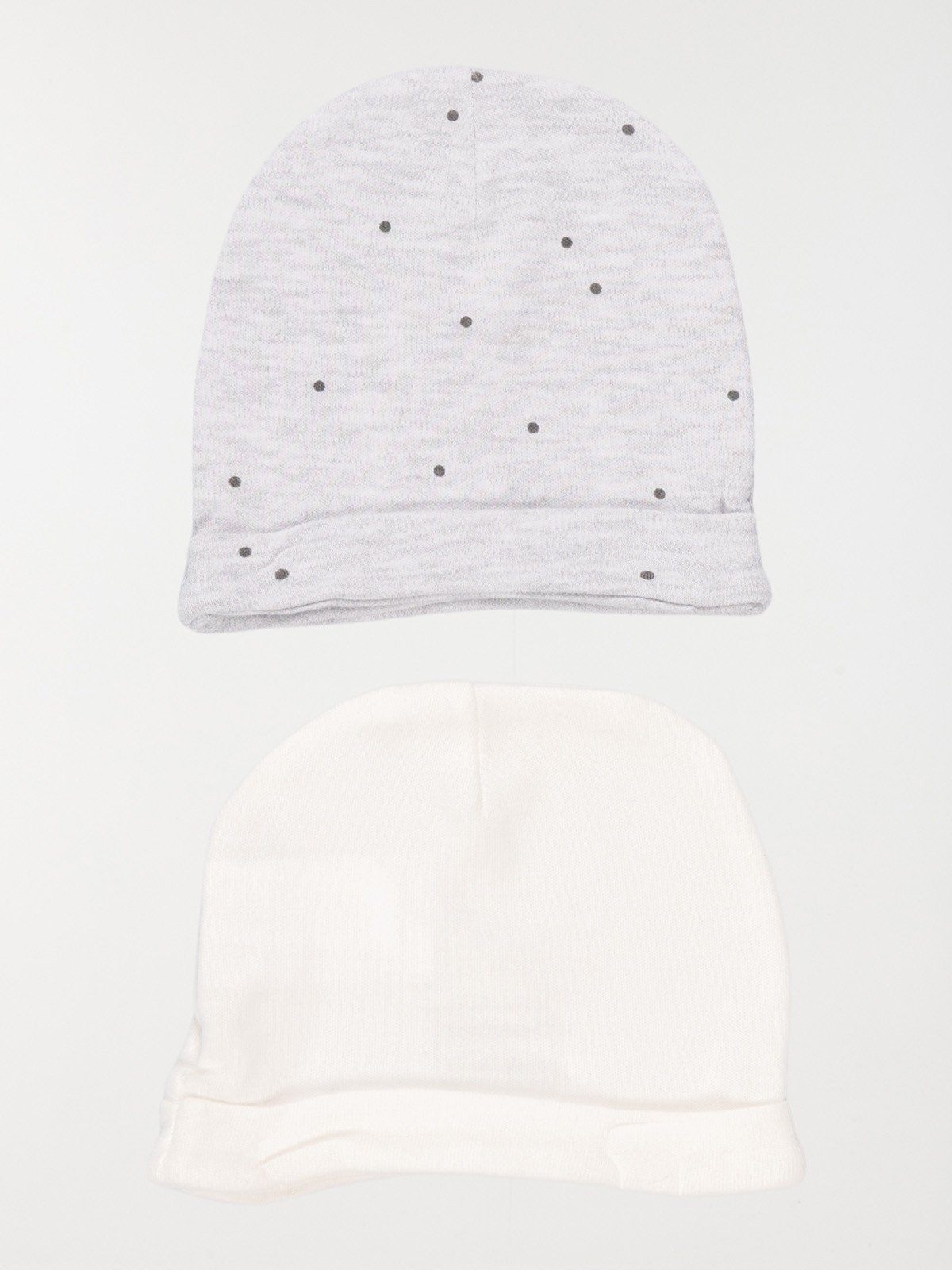 Lot de 2 bonnets naissance bébé (0-3M) Lot de 2 bonnets naissance bébé (0-3M)
