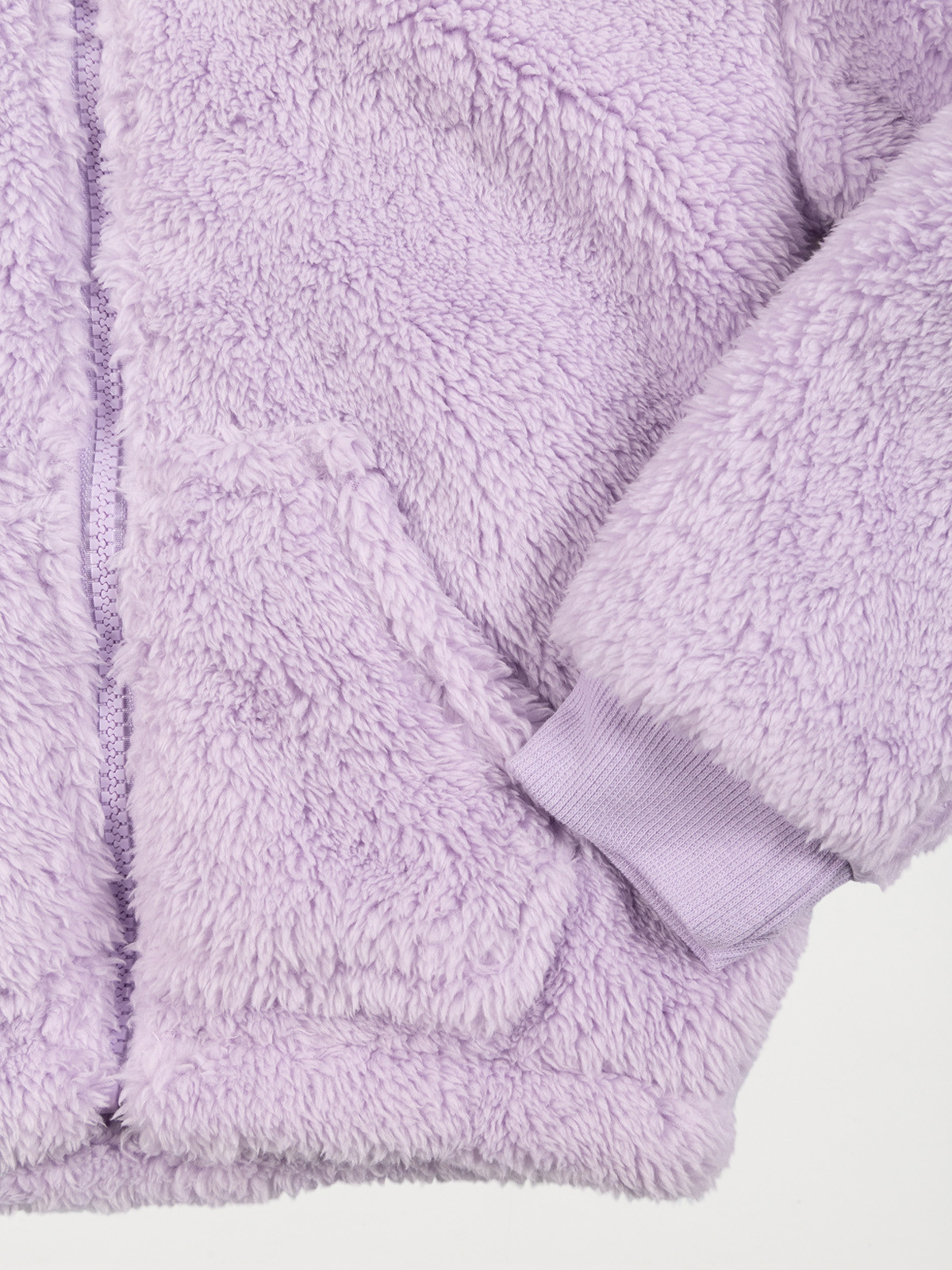 Sweat zippé tout doux fille (3-12A)