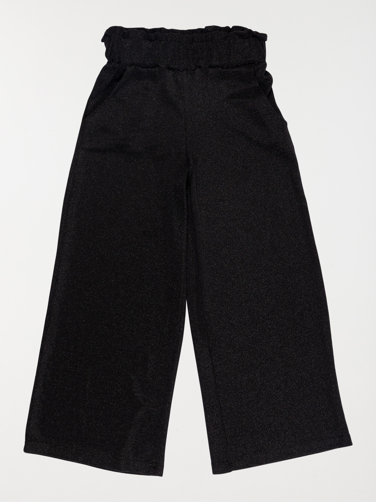 Pantalon brillant noir fille (6-12A)
