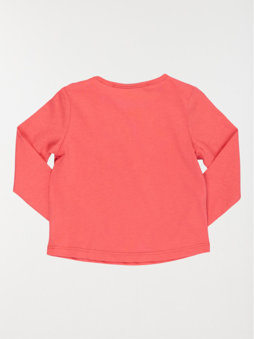 Tee-shirt motif coeur fille...