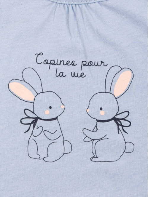 Tee-shirt motifs lapins...
