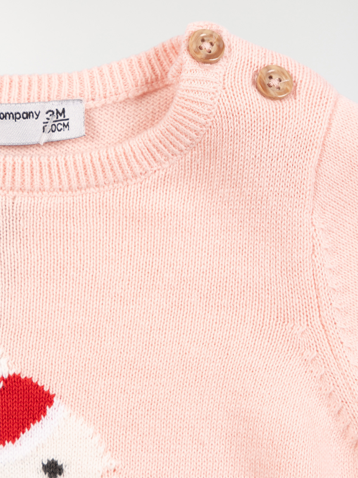 Pull lapin de Noël fille (3-36M) Pull lapin de Noël fille (3-36M)