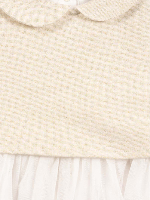 Robe tulle écru fille (3-36M)