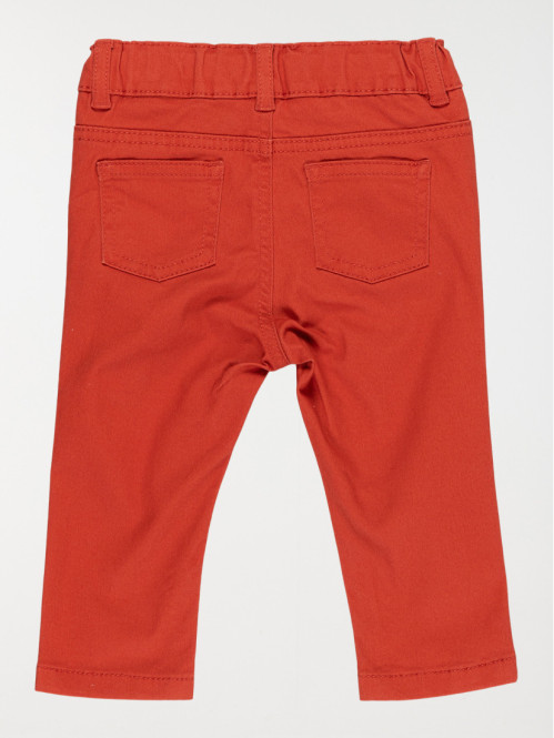 Pantalon slim rouge épicé garçon (3-36M)