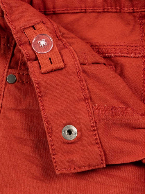 Pantalon slim rouge épicé garçon (3-36M)
