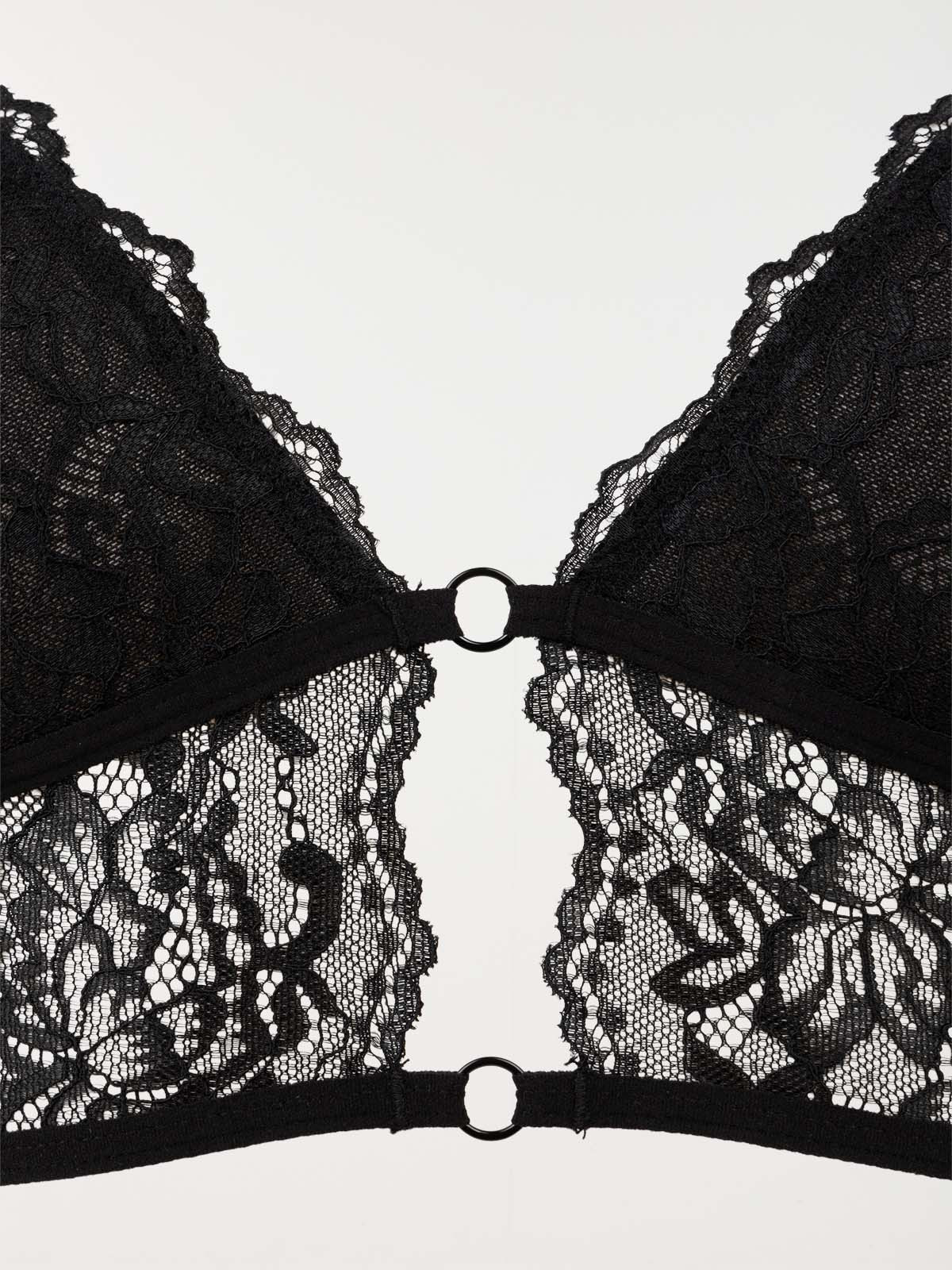 Soutien-gorge dentelle noir (85A-95E)