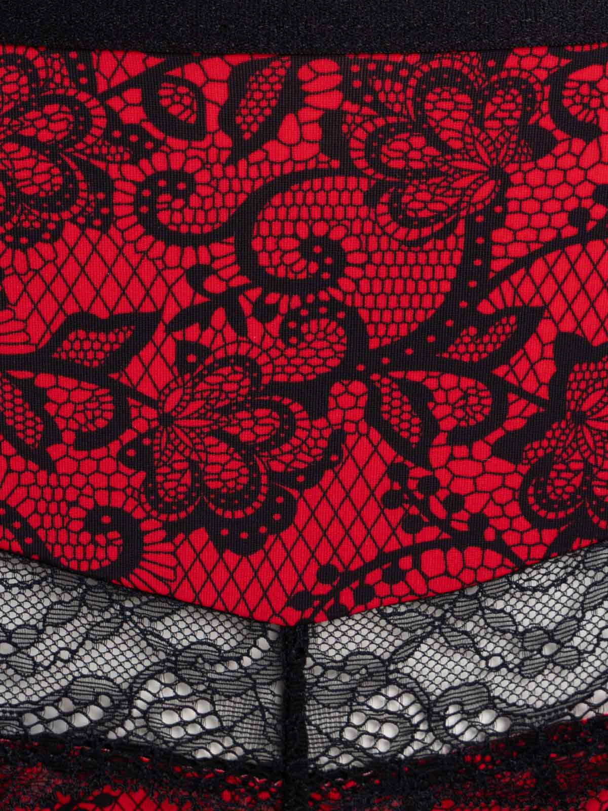 Shorty string rouge kiss femme (46-52) Shorty string rouge kiss femme (46-52)