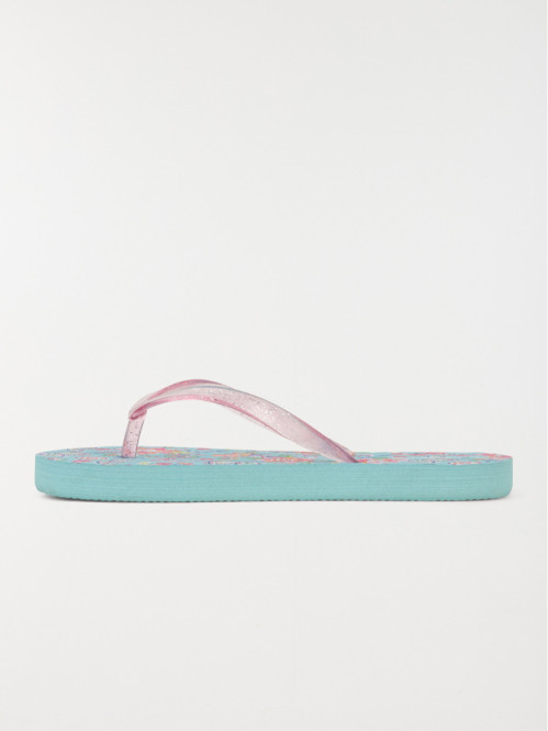 Tongs imprimées fille (31-35)