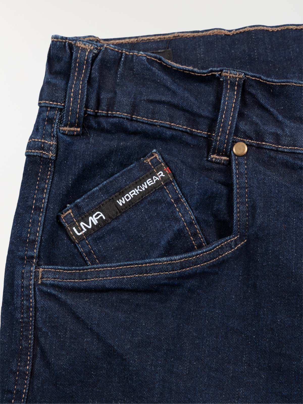 Jean denim de travail bleu