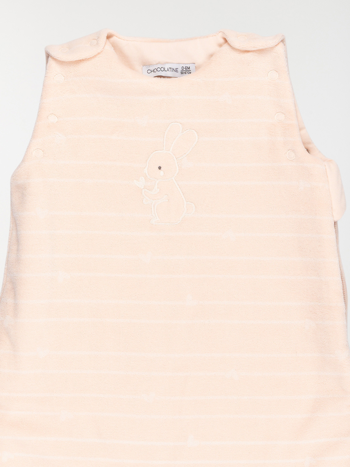 Gigoteuse naissance velours lapin fille