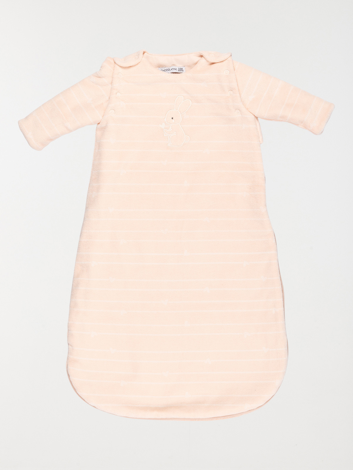 Gigoteuse naissance velours lapin fille