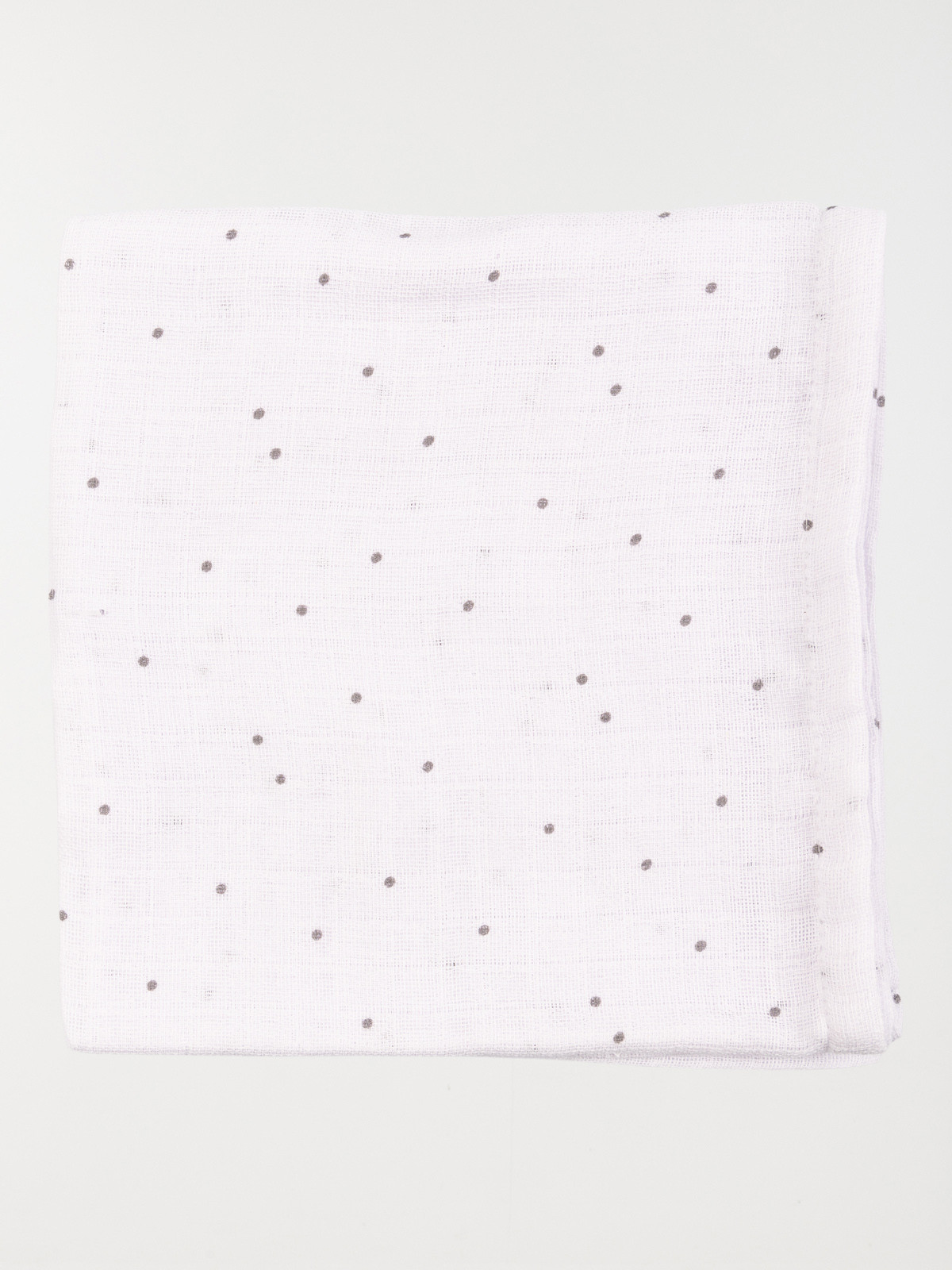 Lot de 2 langes motif pois et lune bébé