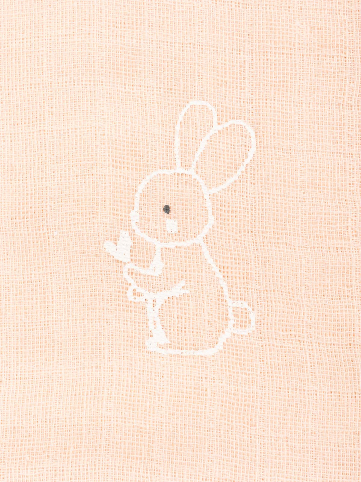 Lot de 2 langes coeur et lapin bébé