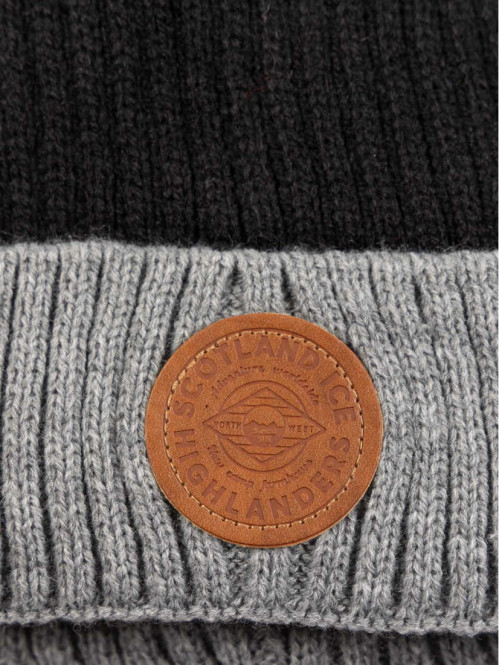 Bonnet bicolore garçon