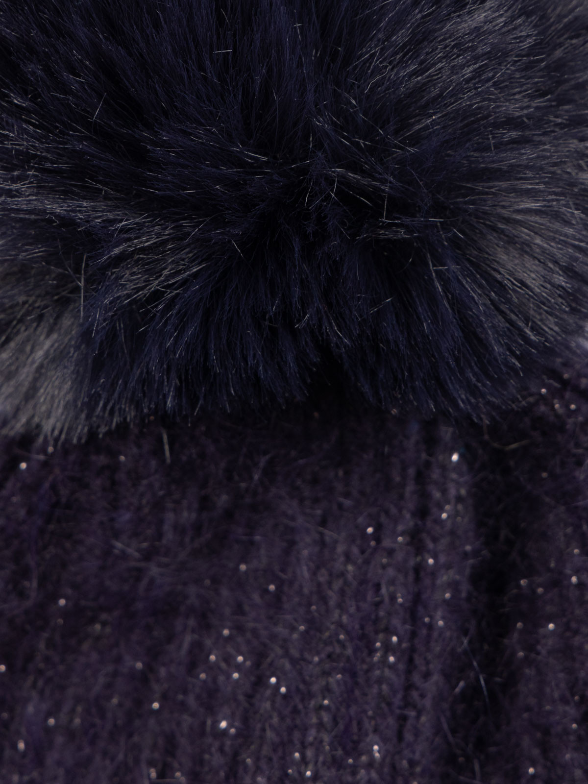 Bonnet sequins et pompon fille Bonnet sequins et pompon fille