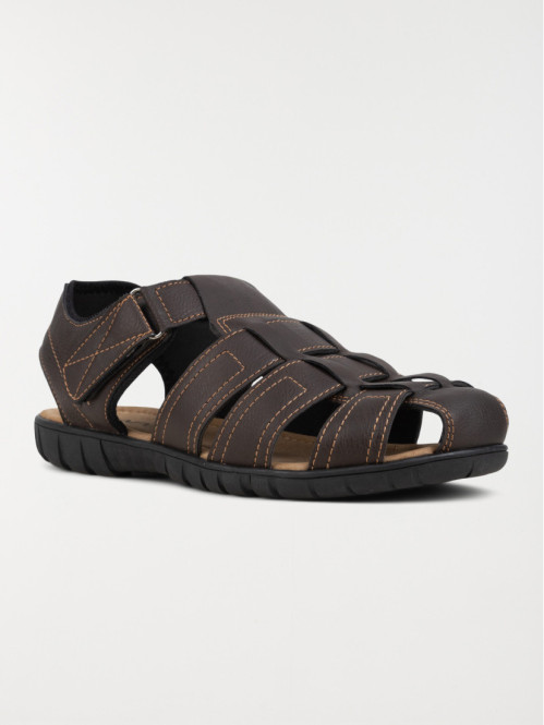 Sandales homme brides et scratch (40-46) Sandales homme brides et scratch (40-46)