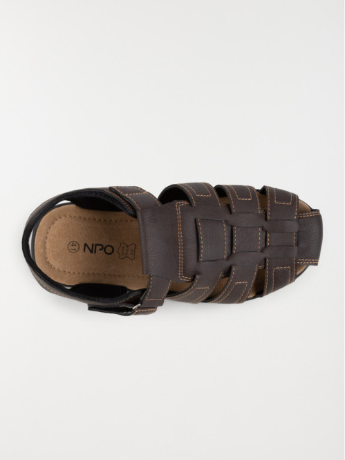 Sandales homme brides et scratch (40-46) Sandales homme brides et scratch (40-46)