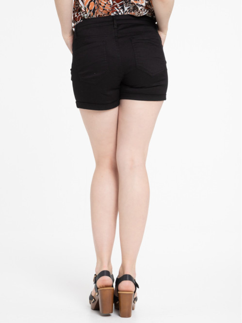 Short basique noire femme